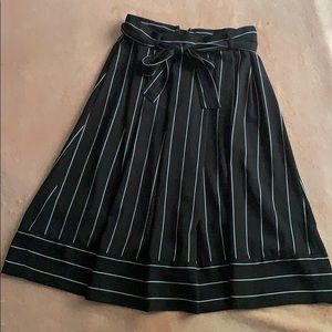 High-Waist Striped Skirt